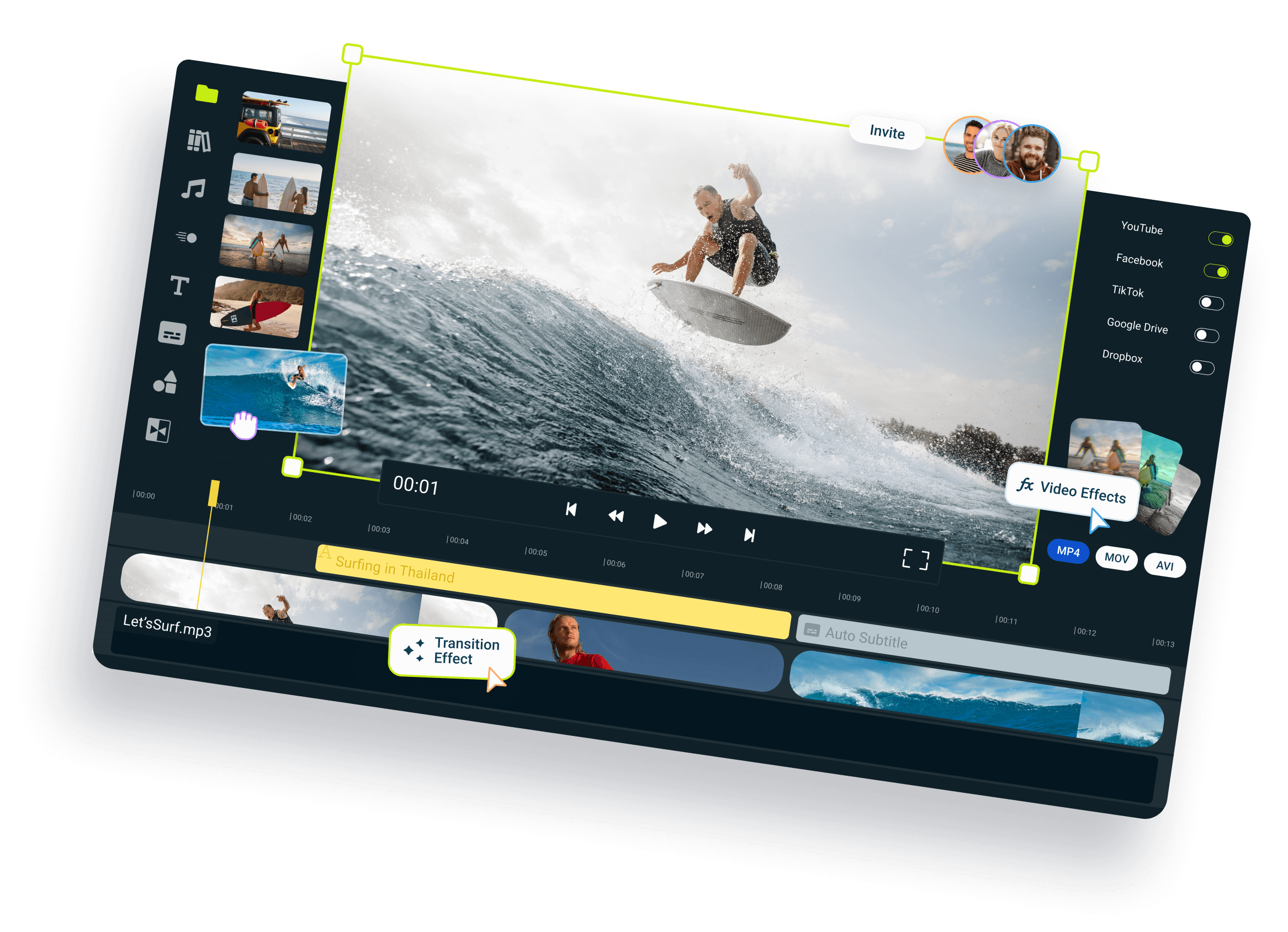 Social media creators footer image