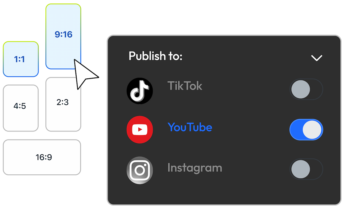 One edit. A dozen formats - Desktop